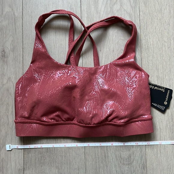 NWOT Lululemon Energy Shine Sport Bra Size 4 - Picture 8 of 8